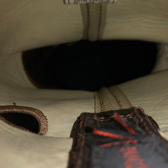 Double-H Antonio DH6134 13" Brown Leather Composite Toe Work Boots Men 9½ 2E EH - Picture 9 of 16